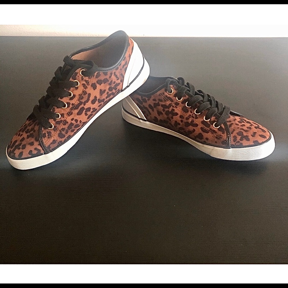 Brand New JustFab Leopard Sneakers